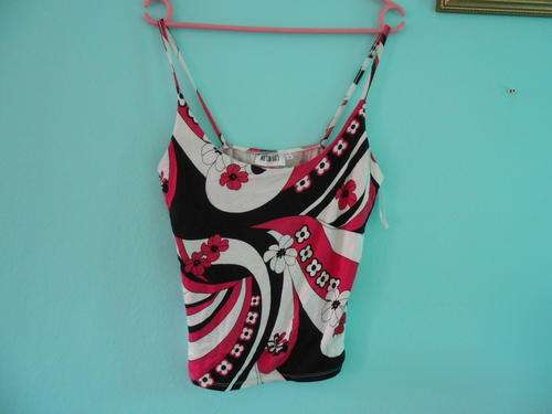 END OF SUMMER SALE!!! Pink, black and white top by Notorious (Size 36)